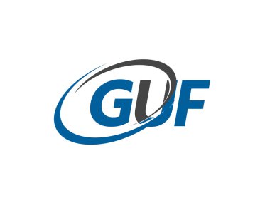 guf yaratıcı logo tasarımı vektör çizimi