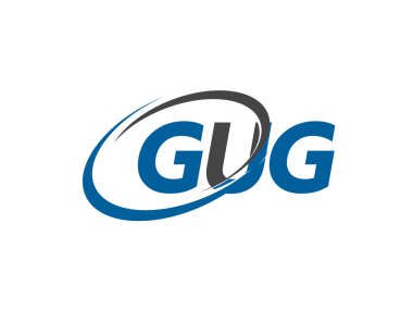 gug yaratıcı logo tasarımı vektör çizimi