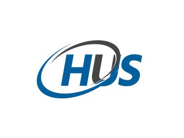 hus yaratıcı logo tasarımı vektör çizimi