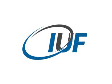 iuf yaratıcı logo tasarımı vektör çizimi