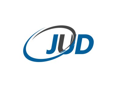 jud yaratıcı logo tasarımı vektör çizimi