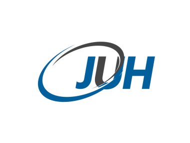juh yaratıcı logo tasarımı vektör çizimi