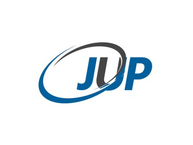 jup yaratıcı logo tasarımı vektör çizimi