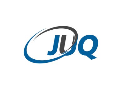 juq yaratıcı logo tasarımı vektör çizimi
