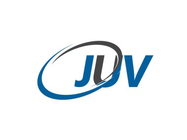 juv yaratıcı logo tasarımı vektör çizimi