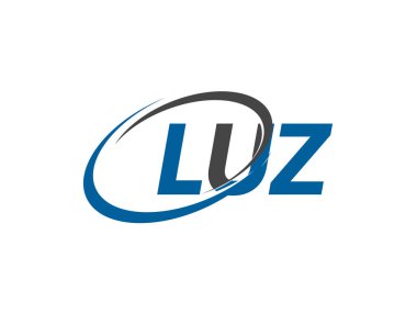 Iuz yaratıcı logo tasarımı vektör çizimi