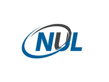 nul yaratıcı logo tasarımı vektör çizimi