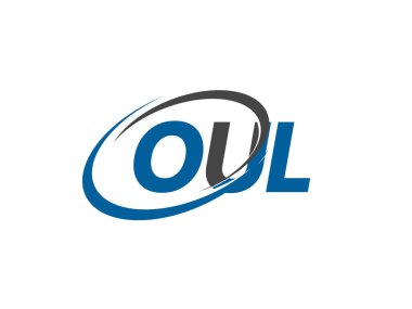 OUL yaratıcı logo tasarımı vektör çizimi