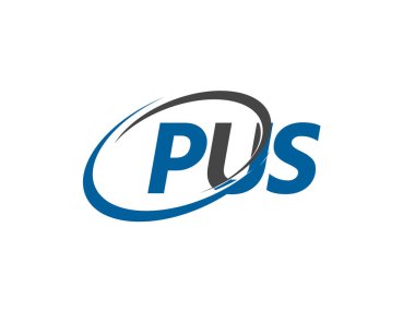 pus yaratıcı logo tasarımı vektör çizimi