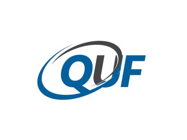 quf yaratıcı logo tasarımı vektör çizimi
