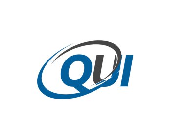 qui yaratıcı logo tasarımı vektör çizimi