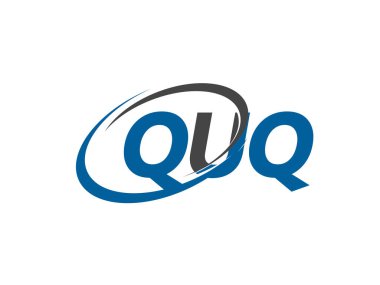 quq yaratıcı logo tasarımı vektör çizimi