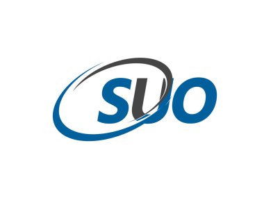 suo yaratıcı logo tasarımı vektör çizimi