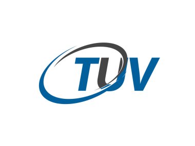 tuv yaratıcı logo tasarımı vektör çizimi