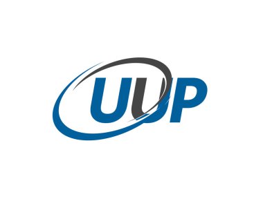 uup yaratıcı logo tasarımı vektör çizimi