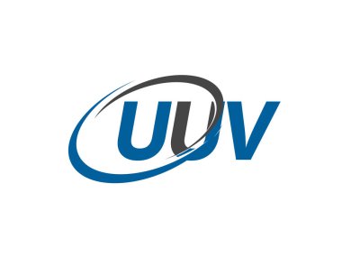 uuv yaratıcı logo tasarımı vektör çizimi