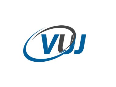 vuj yaratıcı logo tasarımı vektör çizimi