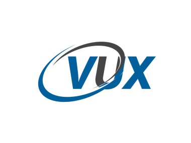 vux yaratıcı logo tasarımı vektör çizimi