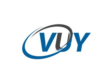 vuy yaratıcı logo tasarımı vektör çizimi