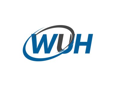 wuh yaratıcı logo tasarımı vektör çizimi