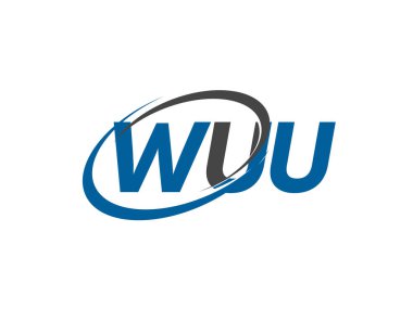 wuu yaratıcı logo tasarımı vektör çizimi