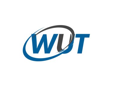 wut yaratıcı logo tasarımı vektör çizimi