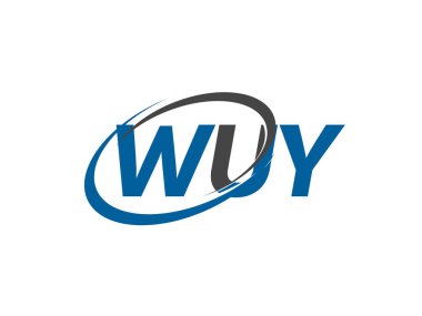 wuy yaratıcı logo tasarımı vektör çizimi
