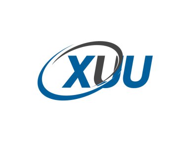 xuu yaratıcı logo tasarımı vektör çizimi