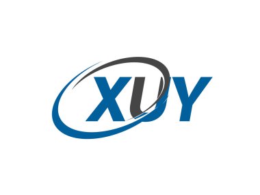 xuy yaratıcı logo tasarımı vektör çizimi