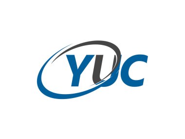 Yuc yaratıcı logo tasarımı vektör çizimi