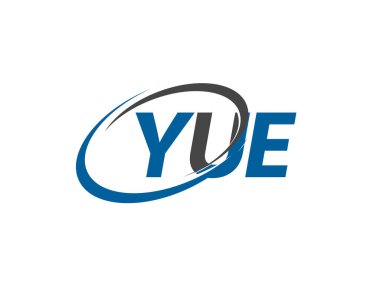 yue yaratıcı logo tasarımı vektör çizimi