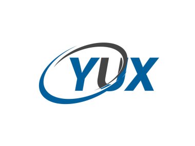 Yux yaratıcı logo tasarımı vektör çizimi