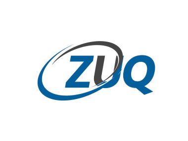 zuq yaratıcı logo tasarımı vektör çizimi