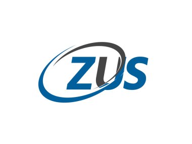 zus yaratıcı logo tasarımı vektör çizimi