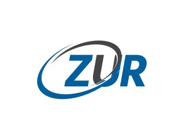 zur yaratıcı logo tasarımı vektör çizimi