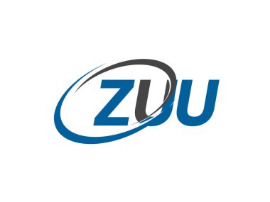 zuu yaratıcı logo tasarımı vektör çizimi