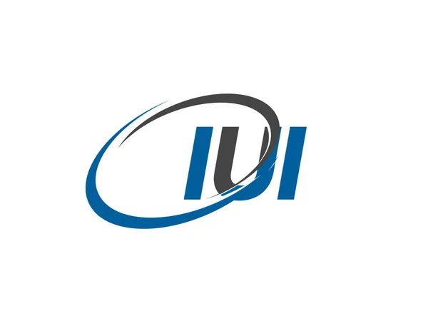 Iui Creative Logo Design Vector Illustration — Stock Vector