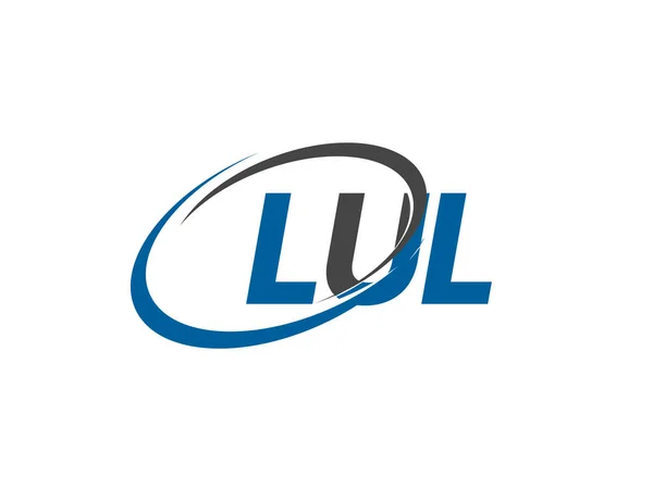 Lul Creativo Logo Disegno Vettoriale Illustrazione — Vettoriale Stock