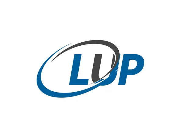 Lup Logo Créatif Illustration Vectorielle — Image vectorielle