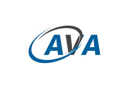 Ava yaratıcı logo tasarımı vektör çizimi