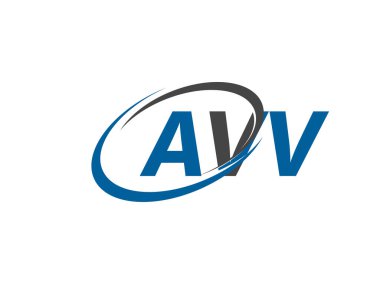 avv yaratıcı logo tasarımı vektör çizimi