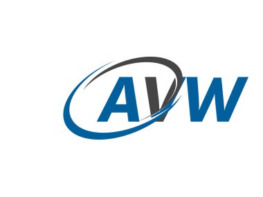 avv yaratıcı logo tasarımı vektör çizimi