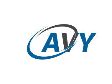 avy yaratıcı logo tasarımı vektör çizimi