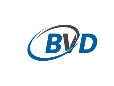 bvd yaratıcı logo tasarımı vektör çizimi