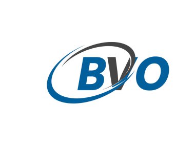 bvo yaratıcı logo tasarımı vektör çizimi