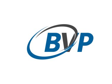 bVP yaratıcı logo tasarımı vektör çizimi