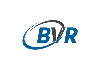 bvr yaratıcı logo tasarımı vektör çizimi