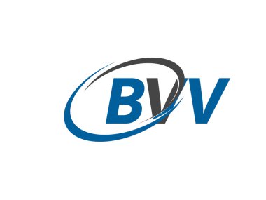 BVV yaratıcı logo tasarımı vektör çizimi