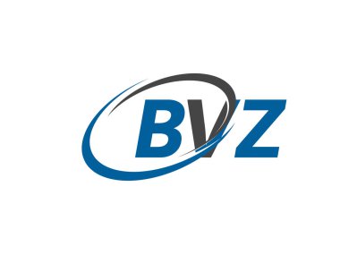 BVZ yaratıcı logo tasarımı vektör çizimi