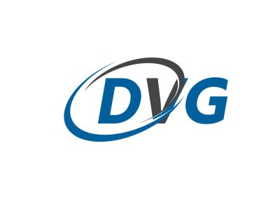 DVG yaratıcı logo tasarımı vektör çizimi